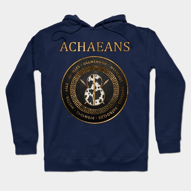 Bronze Age Warfare - Greek Heroes of the Trojan War Hoodie by AgemaApparel